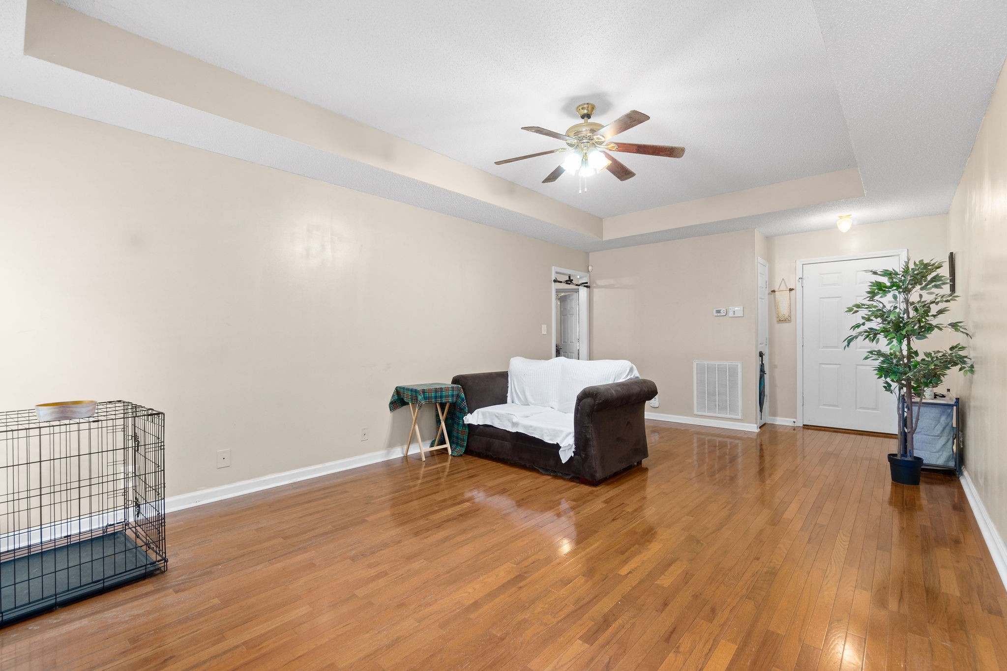 2492 Rafiki Drive Clarksville, TN 37042 - Photo 5 of 24 a bedroom with a bed and a chandelier