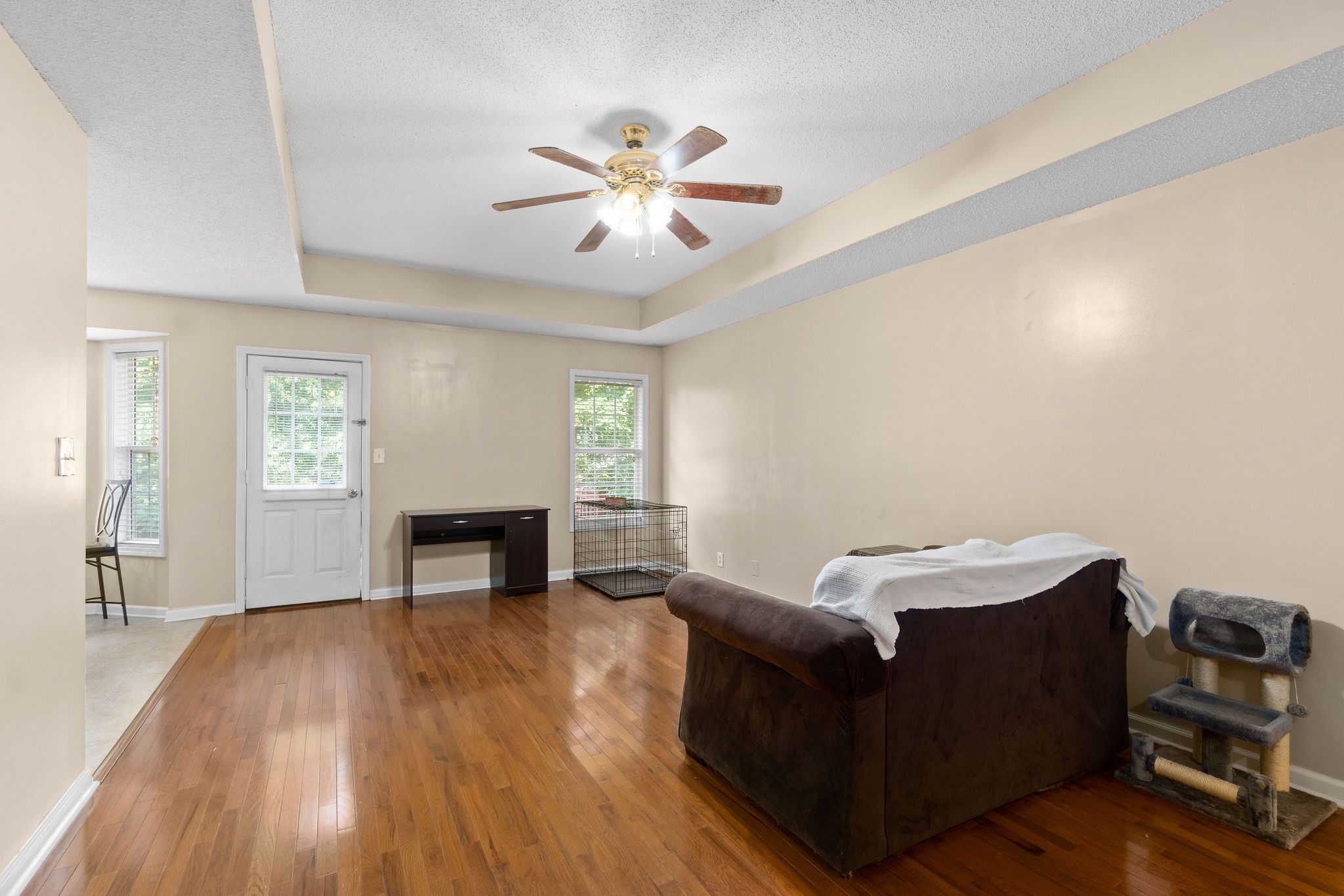 2492 Rafiki Drive Clarksville, TN 37042 - Photo 6 of 24 a living room with furniture and a fireplace