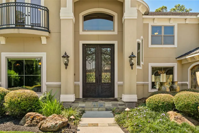 a house with a outdoor space