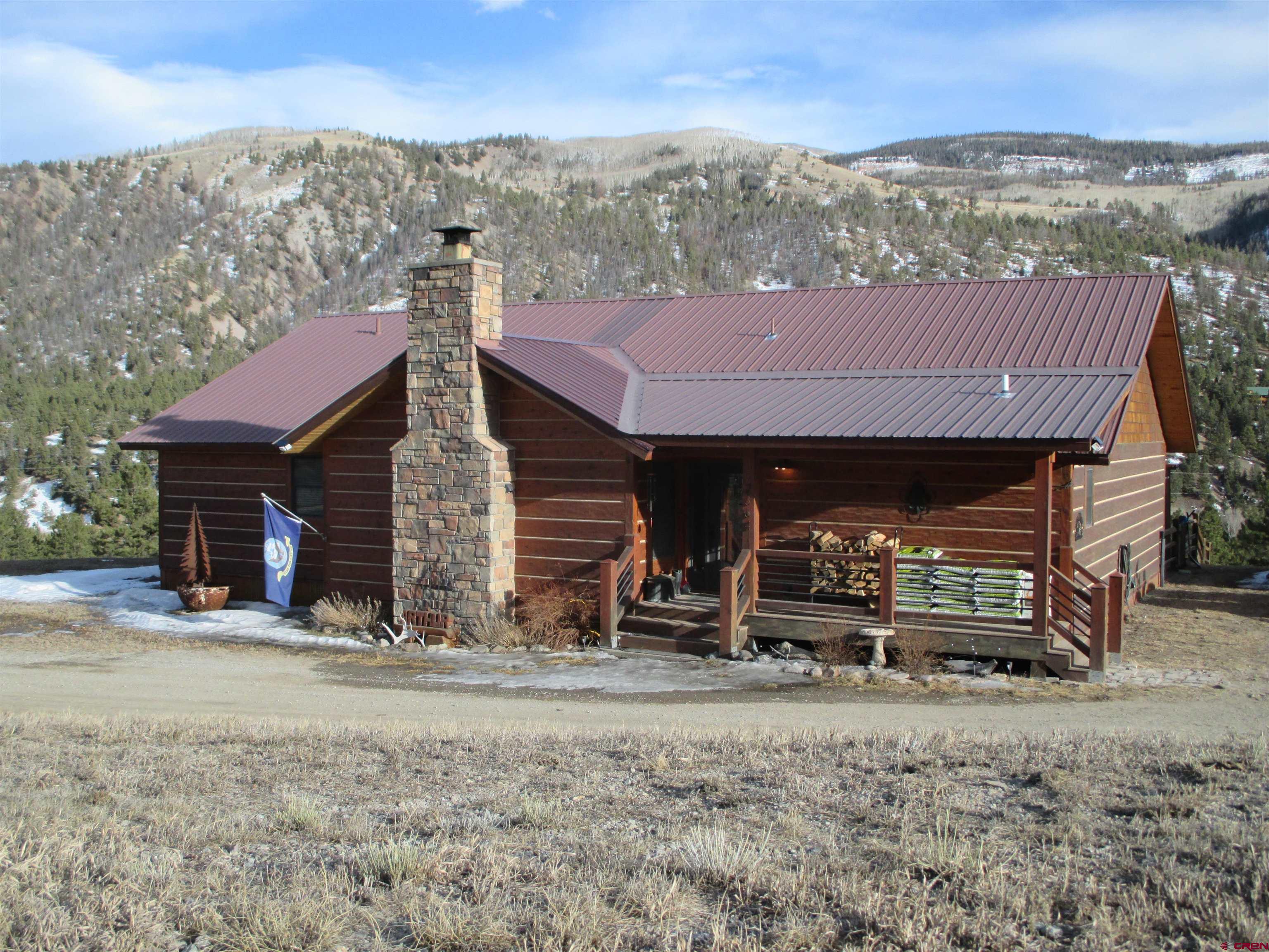 2364 Elk Road Lake City, CO 81235 - Photo 11 of 44 West front and south sides of home.