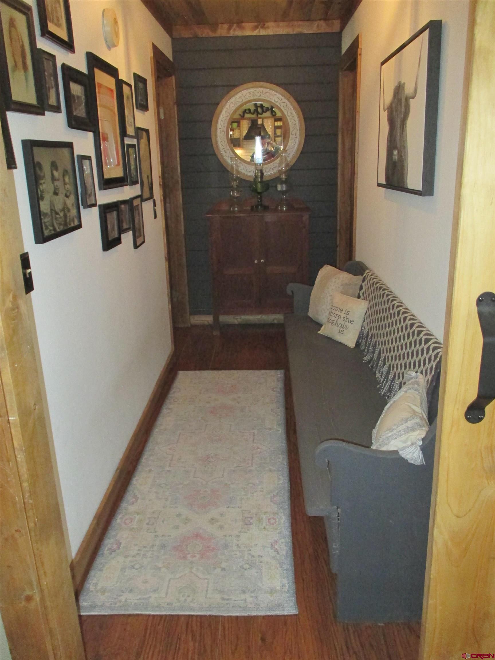 2364 Elk Road Lake City, CO 81235 - Photo 18 of 44 Hallway to guest bedrooms on north side of house.