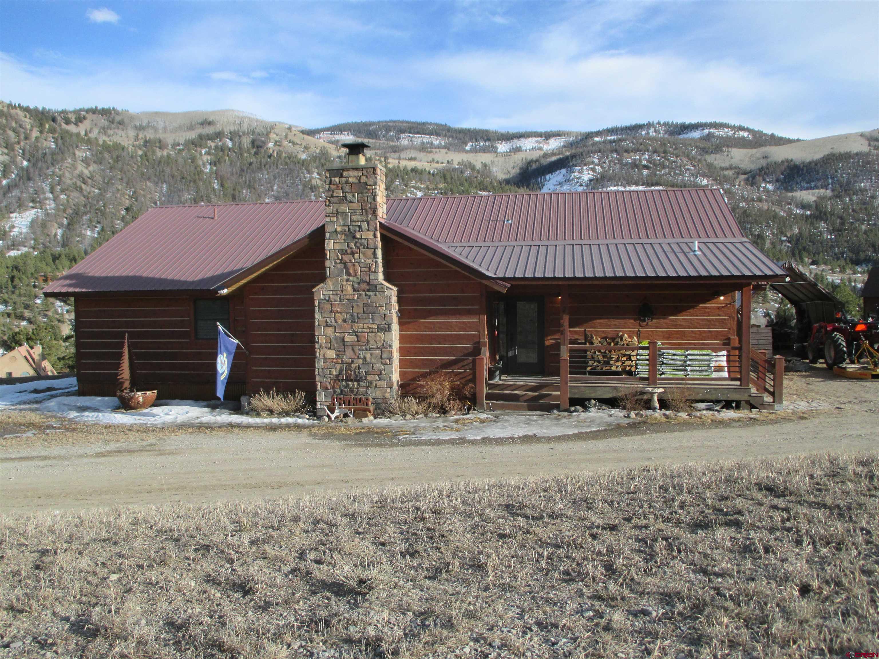 2364 Elk Road Lake City, CO 81235 - Photo 7 of 44 Front west facing side of house.