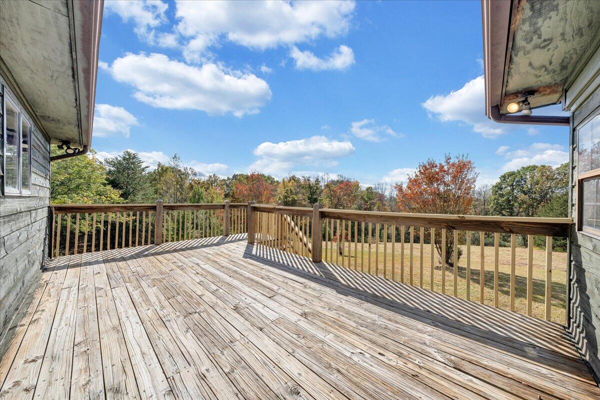 1296 3 Oaks Road Wirtz, VA 24184 - Photo 40 of 59 a view of balcony with wooden floor