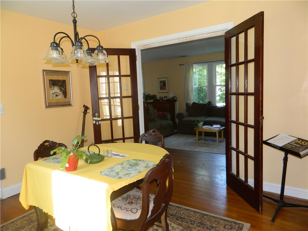 2130 Huntington Street Bethlehem, PA 18017 - Photo 9 of 23 Elegant French doors connect this bright dining area to a comfortable living room.