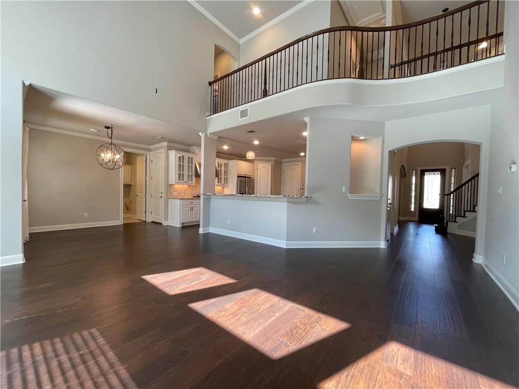 3501 Venezia View Leander, TX 78641 - Photo 17 of 20 a view of a hallway with a couch