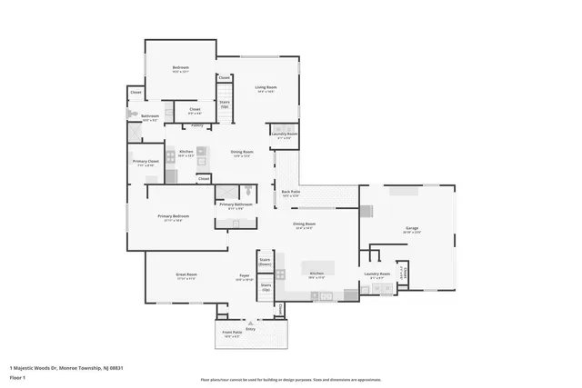 $1,100,000 | 1 Majestic Woods Drive, Monroe Township, NJ 08831