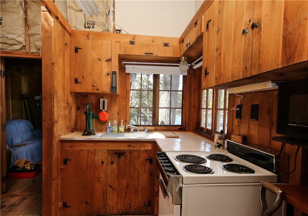 191 Toothaker Pond Road Phillips, ME 04966 - Photo 12 of 30 Small but adequate kitchen area with...