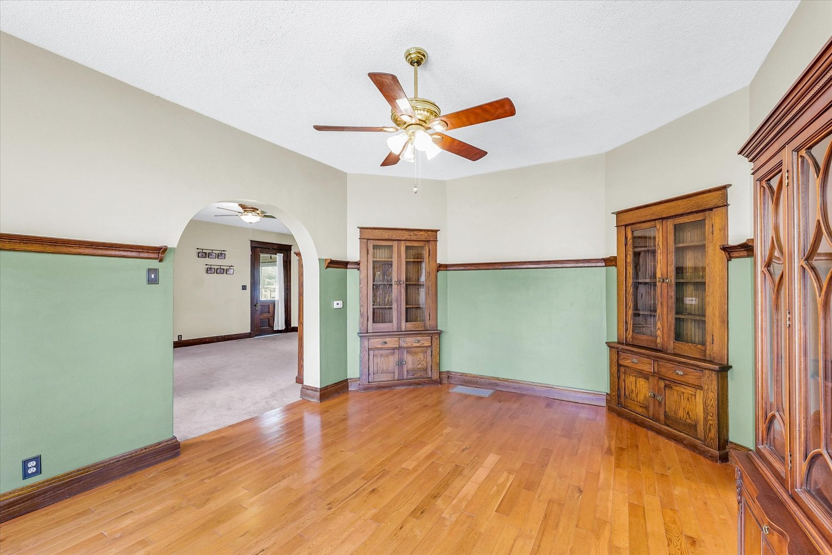 301 North Main Street Fithian, IL 61844 - Photo 13 of 53 a view of empty room with wooden floor
