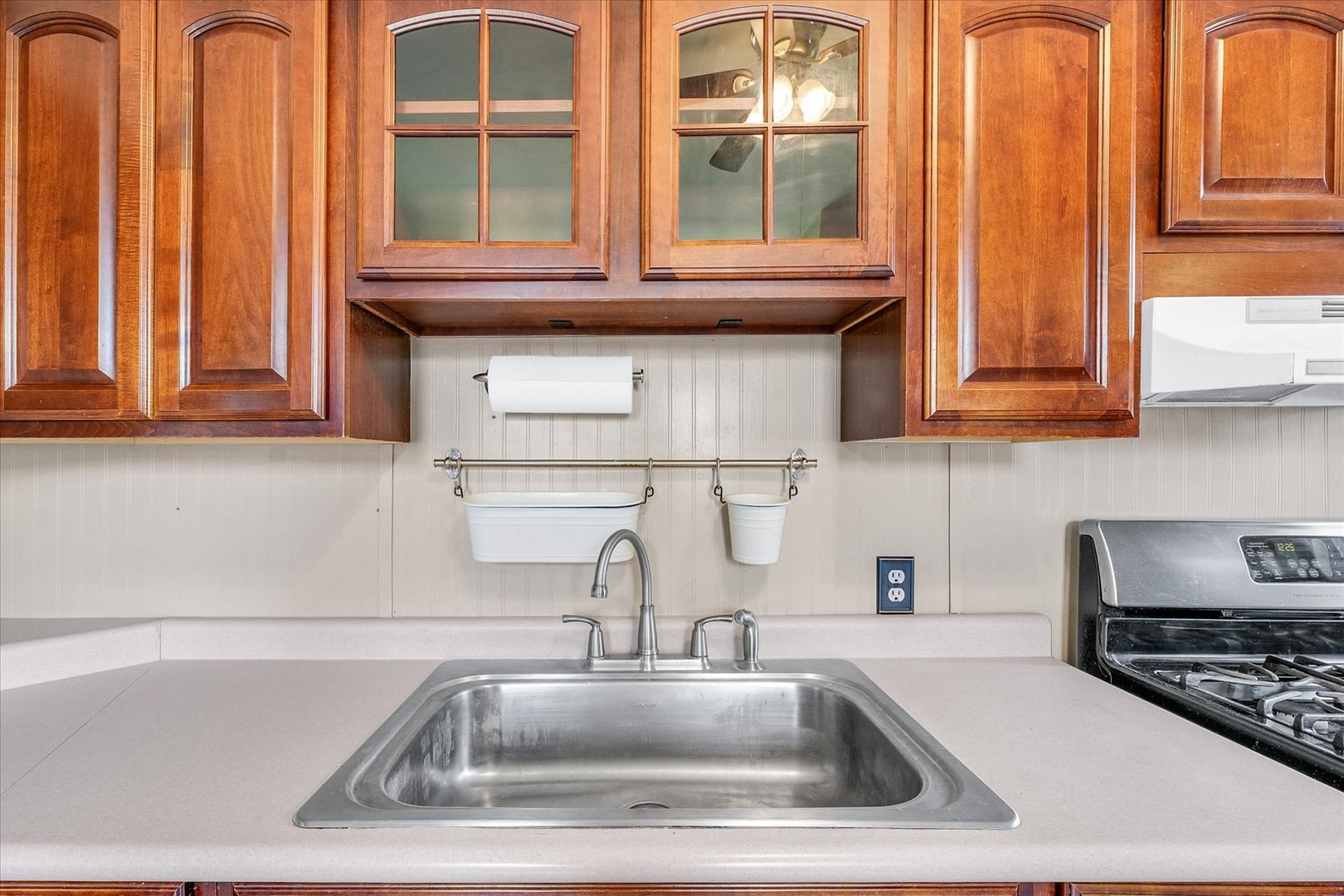301 North Main Street Fithian, IL 61844 - Photo 19 of 53 a kitchen with a sink and cabinets