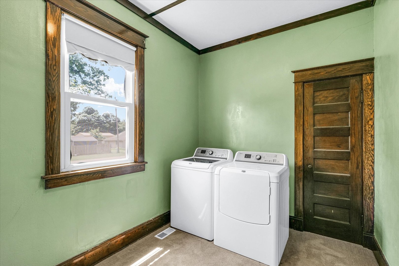 301 North Main Street Fithian, IL 61844 - Photo 26 of 53 a utility room with dryer and washer