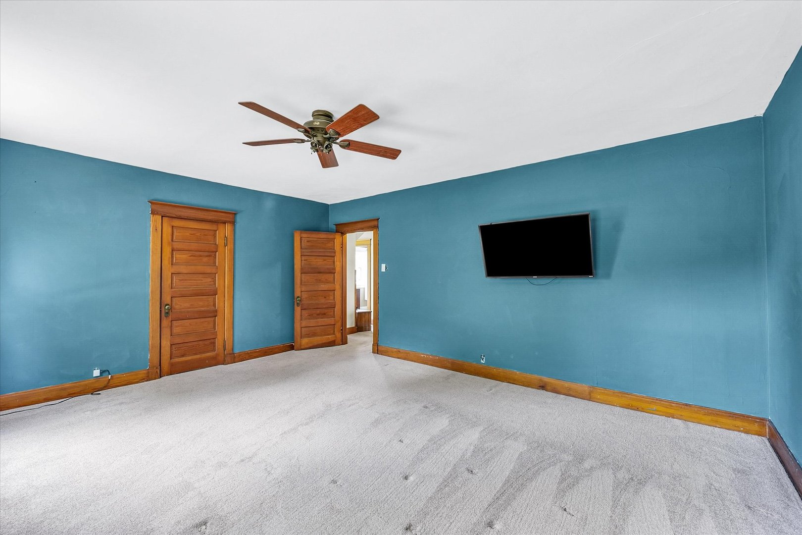 301 North Main Street Fithian, IL 61844 - Photo 30 of 53 a view of a livingroom with a flat screen tv