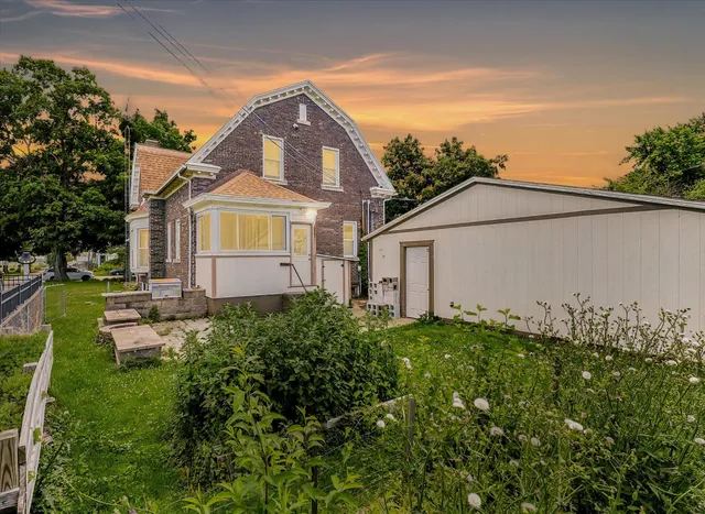 a picture of a room with wall painting