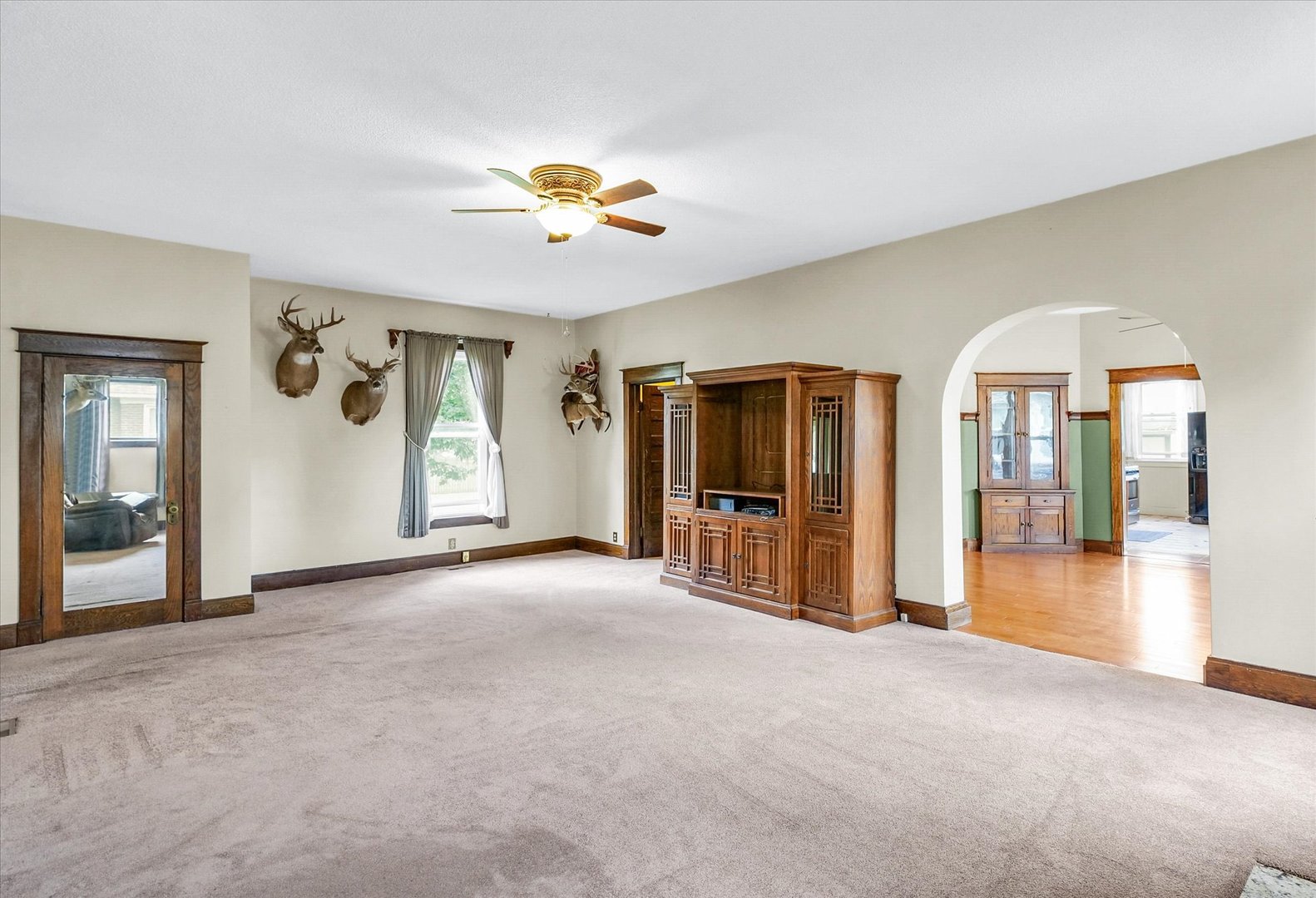 301 North Main Street Fithian, IL 61844 - Photo 10 of 53 a view of a livingroom with a staircase