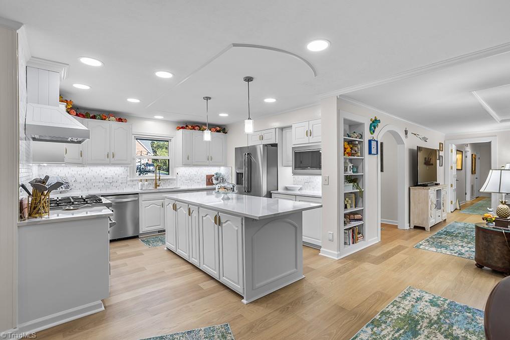 120 Buckhaven Court Rural Hall, NC 27045 - Photo 13 of 47 The newly updated kitchen is sure to wow.