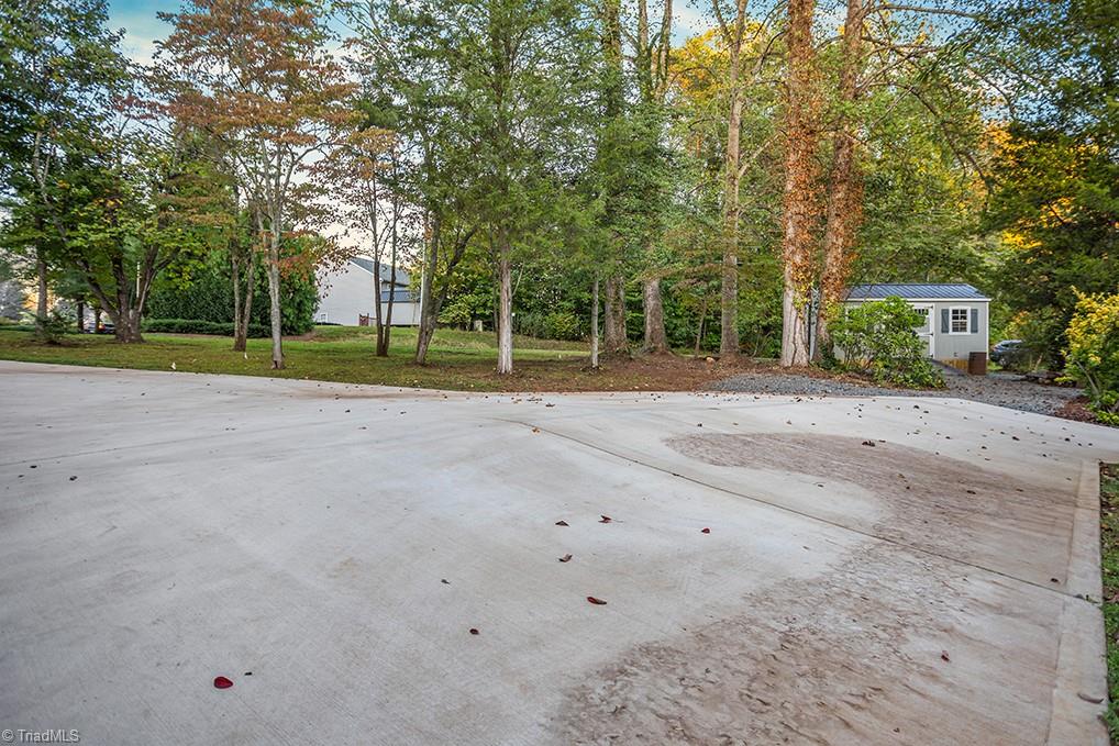 120 Buckhaven Court Rural Hall, NC 27045 - Photo 40 of 47 A view of the concrete RV pad with 50-amp outlet for you travel or recreational needs.