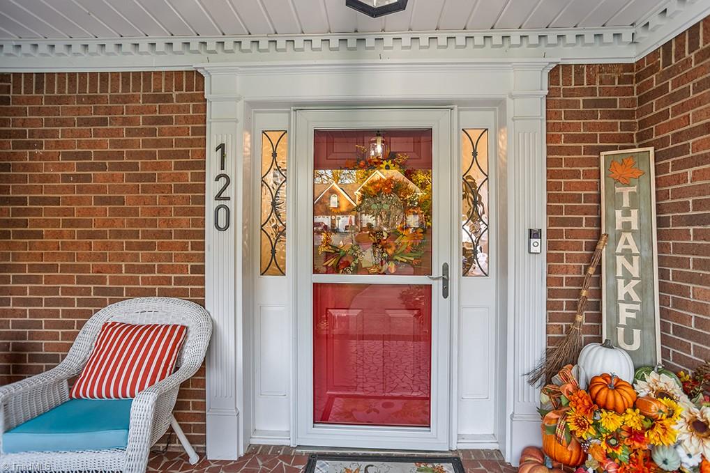 120 Buckhaven Court Rural Hall, NC 27045 - Photo 5 of 47 The front door now has a newly installed storm door to allow the sunlight in.
