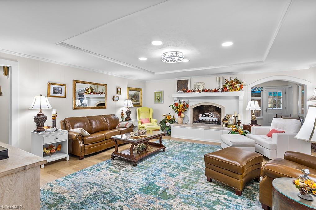 120 Buckhaven Court Rural Hall, NC 27045 - Photo 47 of 47 An open floor plan is rare to find in a home of its era.