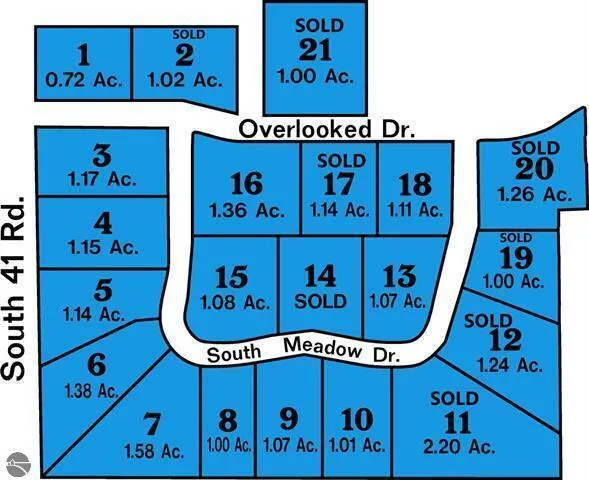 $33,900 | Lot #6 South Meadow Drive, Cadillac, MI 49601