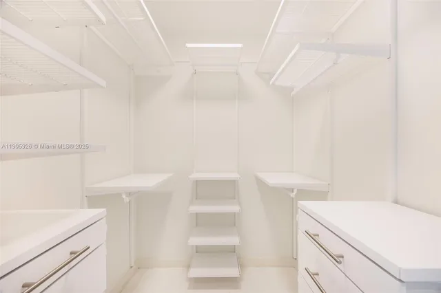 a view of walk in closet