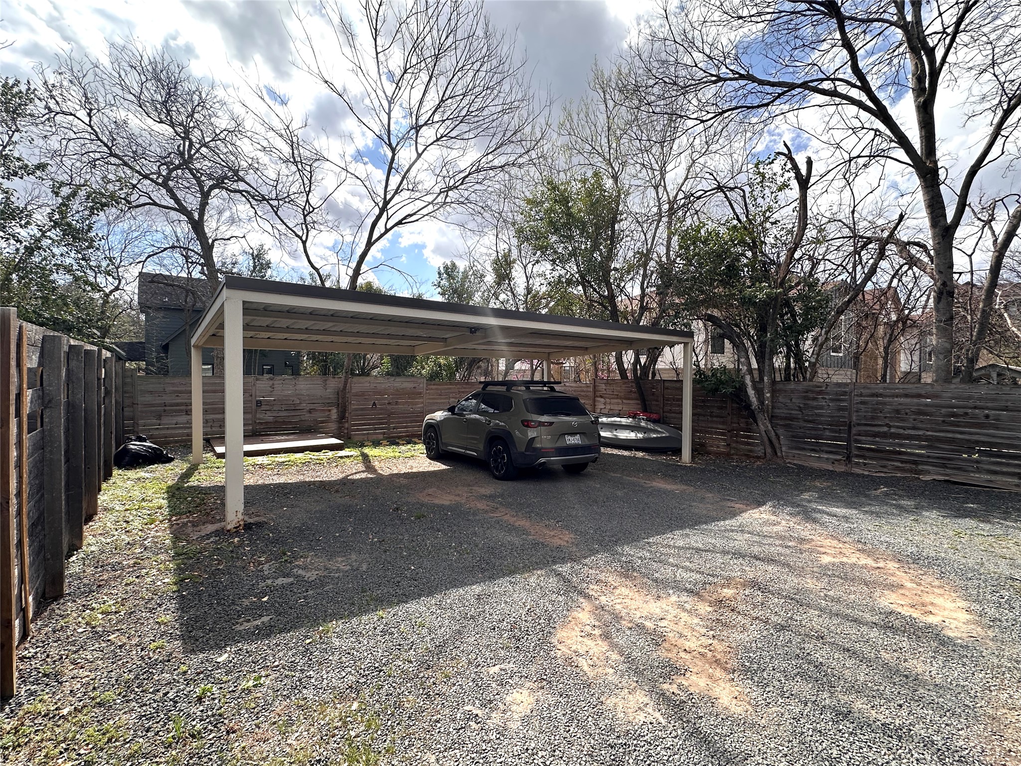 5004 Rowena Avenue, Unit A Austin, TX 78751 - Photo 24 of 24 a view of a car garage