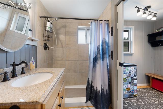 608 Slater Creek Road Guffey, CO 80820 - Photo 37 of 47 Full bath featuring vanity