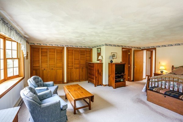 67 Bare Hill Road Topsfield, MA 01983 - Photo 15 of 22 a bedroom with furniture and large windows