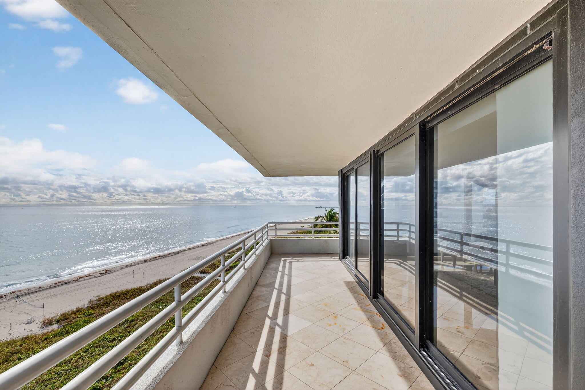1500 South Ocean Boulevard, Unit 606 Boca Raton, FL 33432 - Photo 44 of 77 a view of balcony with ocean view