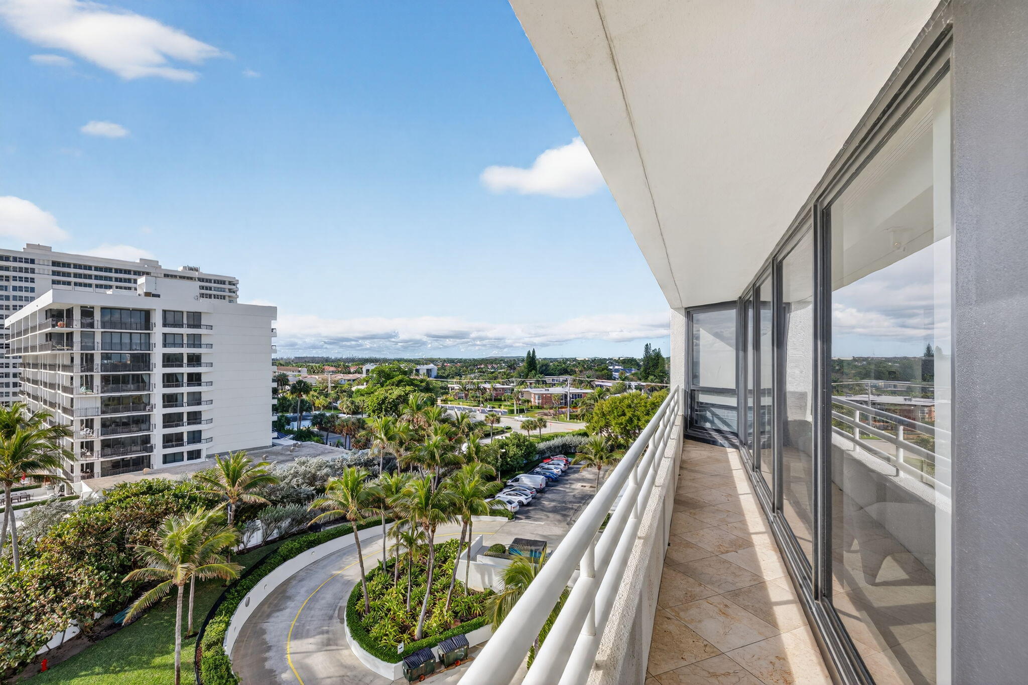 1500 South Ocean Boulevard, Unit 606 Boca Raton, FL 33432 - Photo 47 of 77 a view of balcony with outdoor space