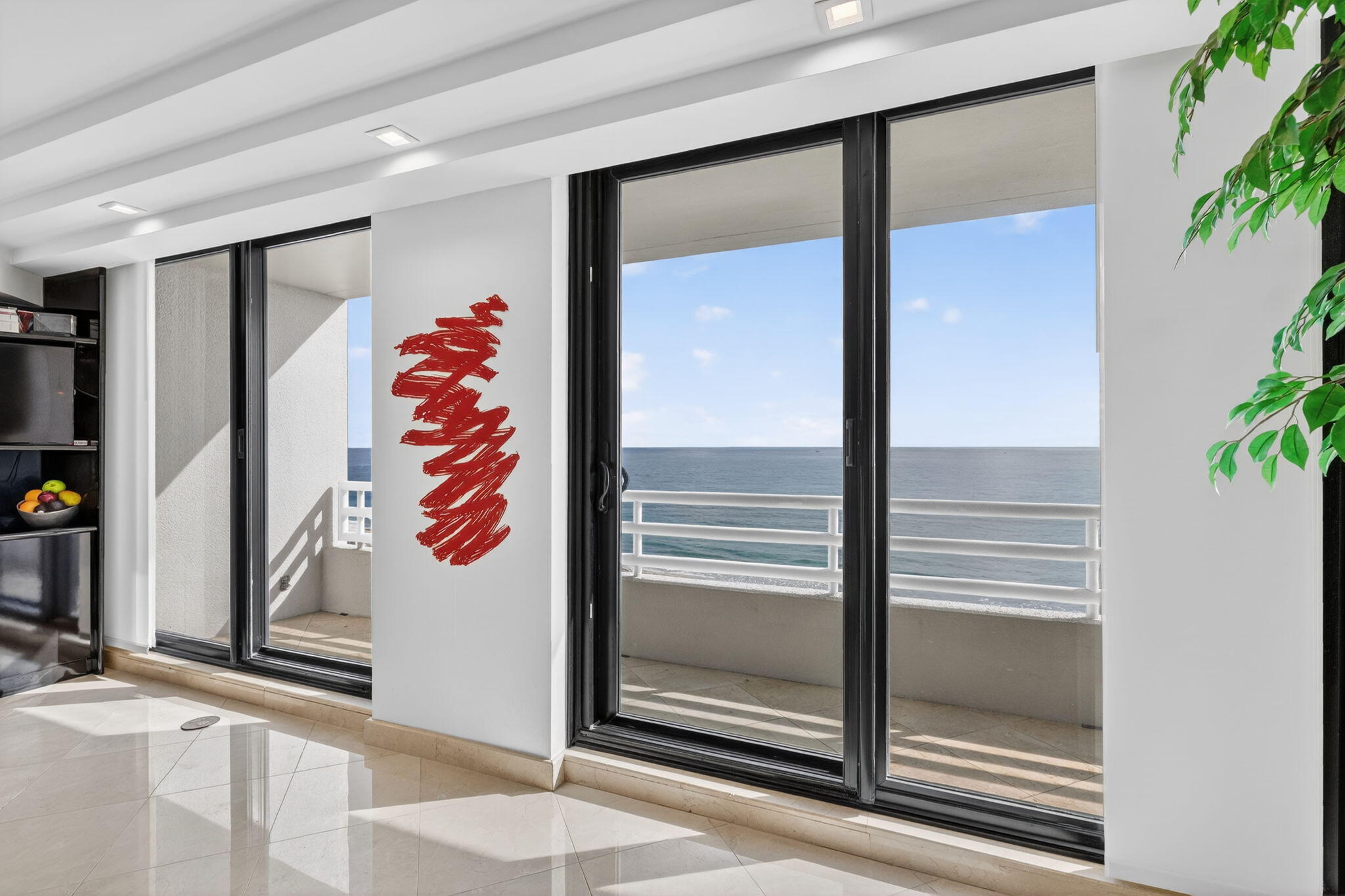 1500 South Ocean Boulevard, Unit 606 Boca Raton, FL 33432 - Photo 9 of 77 a view of front door and bedroom