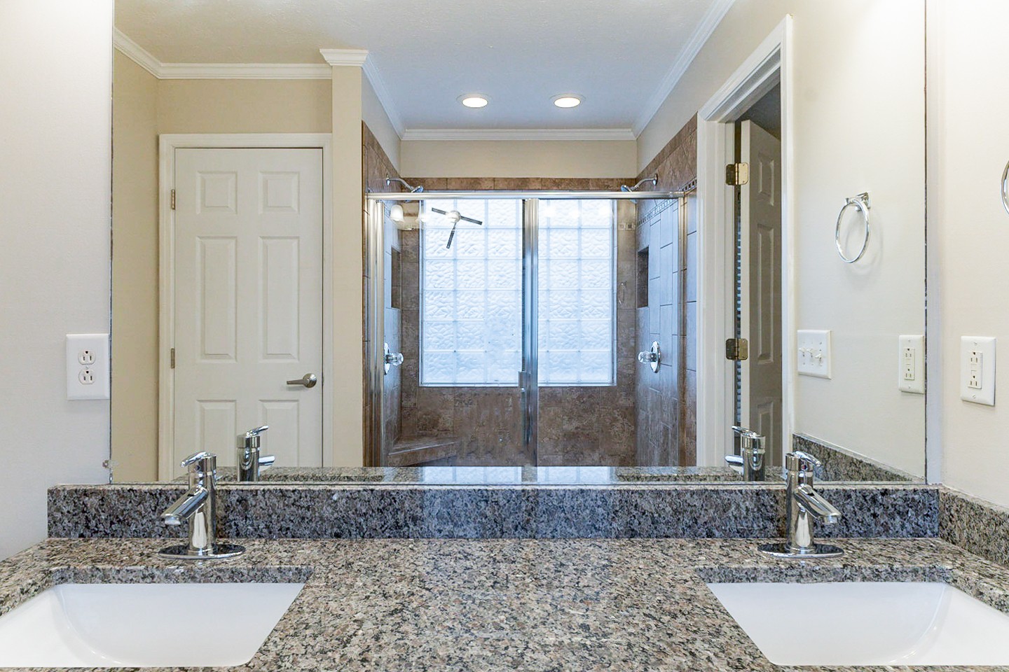 105 High Ridge Court Goodlettsville, TN 37072 - Photo 19 of 31 a bathroom with a granite countertop sink and a mirror