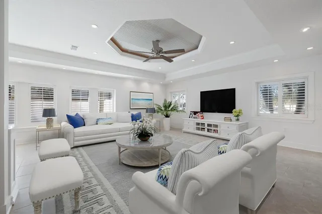 a view of a hallway with a bathroom