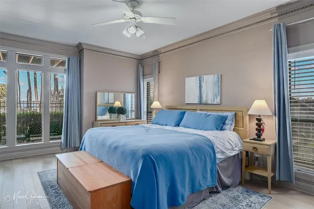 a close view of a dresser in the kitchen