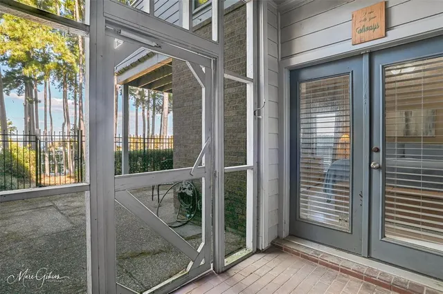 a view of an outdoor space with a patio