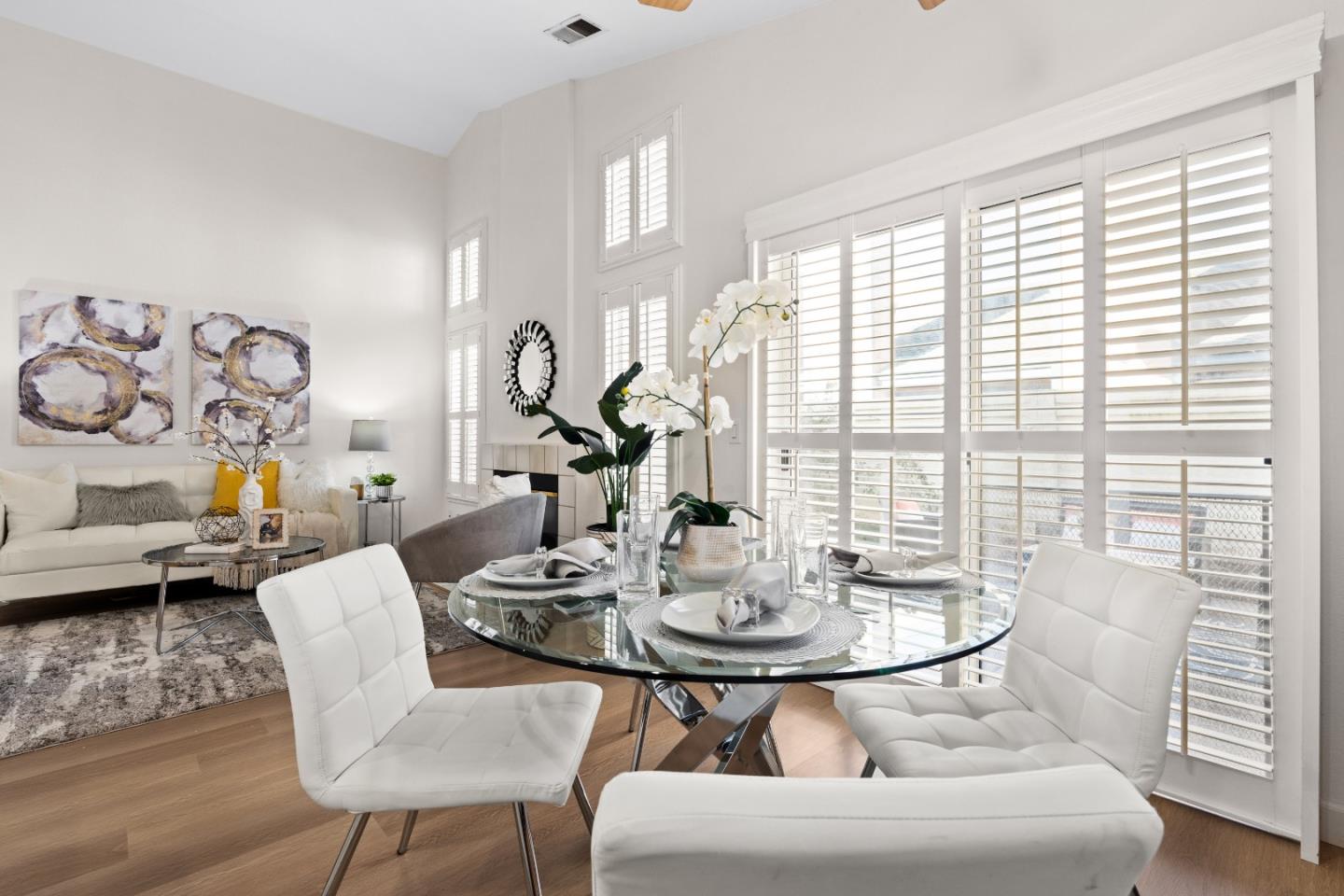 258 Trenton Circle Pleasanton, CA 94566 - Photo 3 of 10 a dining room with furniture and window