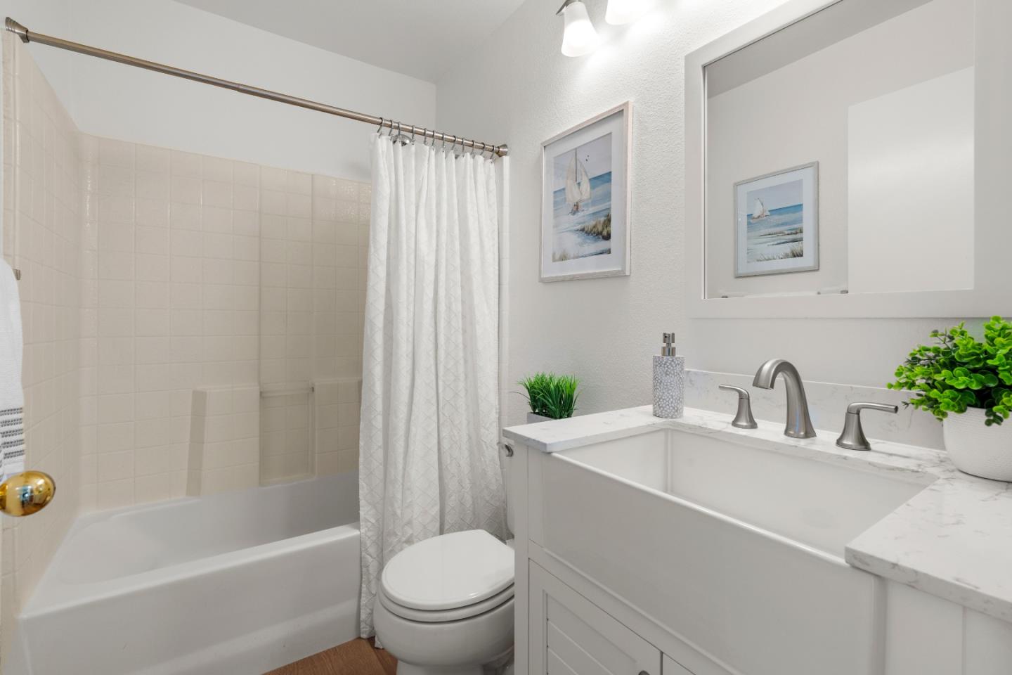 258 Trenton Circle Pleasanton, CA 94566 - Photo 9 of 10 a bathroom with a sink toilet and shower