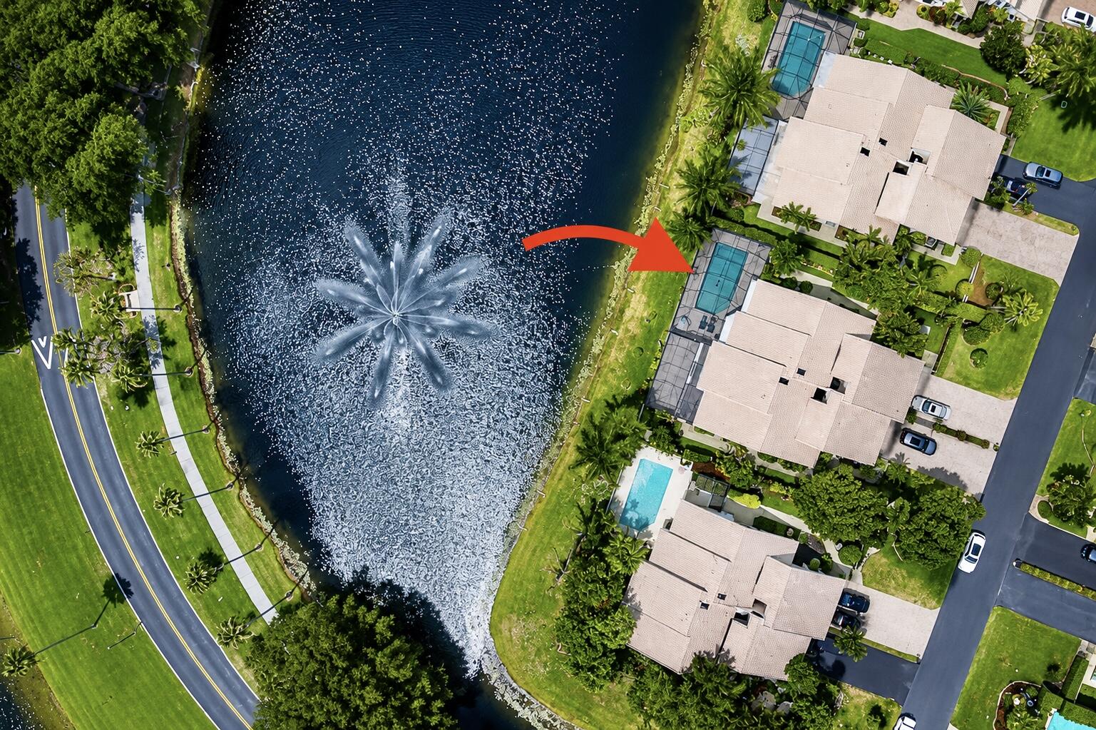 9708 Erica Court Boca Raton, FL 33496 - Photo 45 of 54 an aerial view of a house with a yard