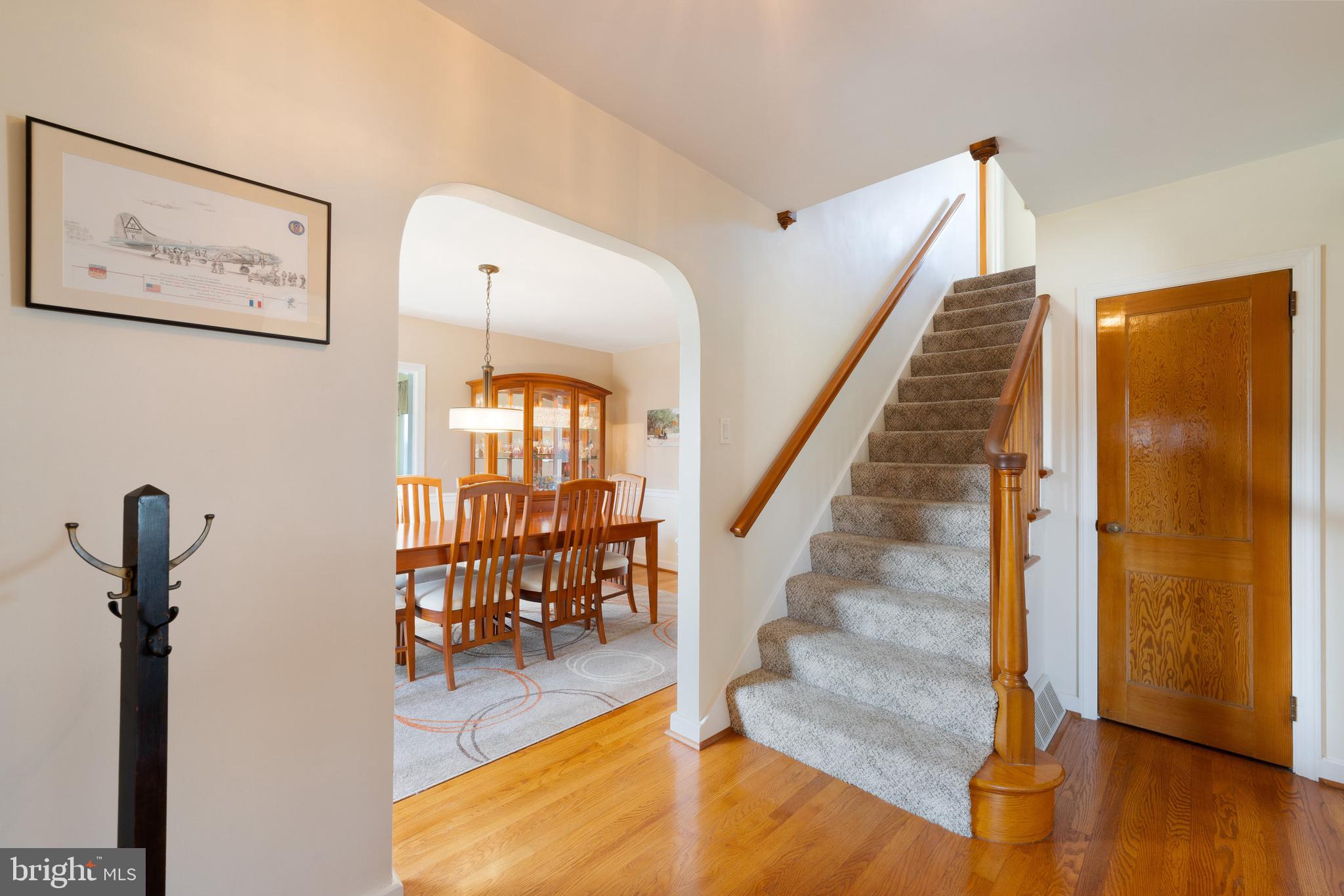 410 Crum Lynne Road Ridley Park, PA 19078 - Photo 12 of 43 a view of entryway and hall with wooden floor