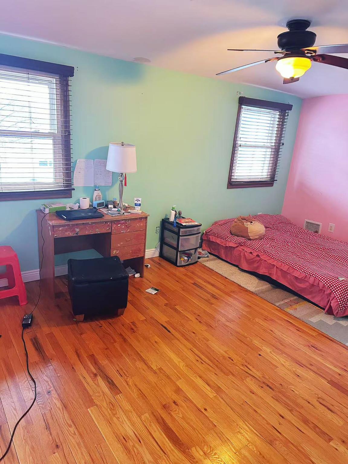 9 Furness Place Staten Island, NY 10314 - Photo 14 of 21 Bedroom featuring ceiling fan and light hardwood / wood-style flooring