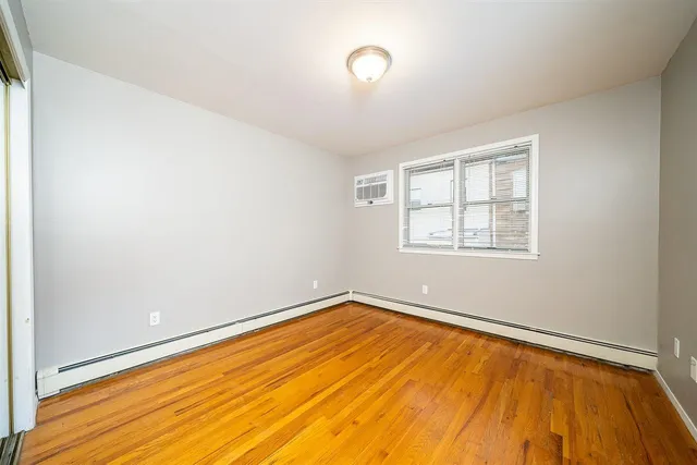 wooden floor in a room