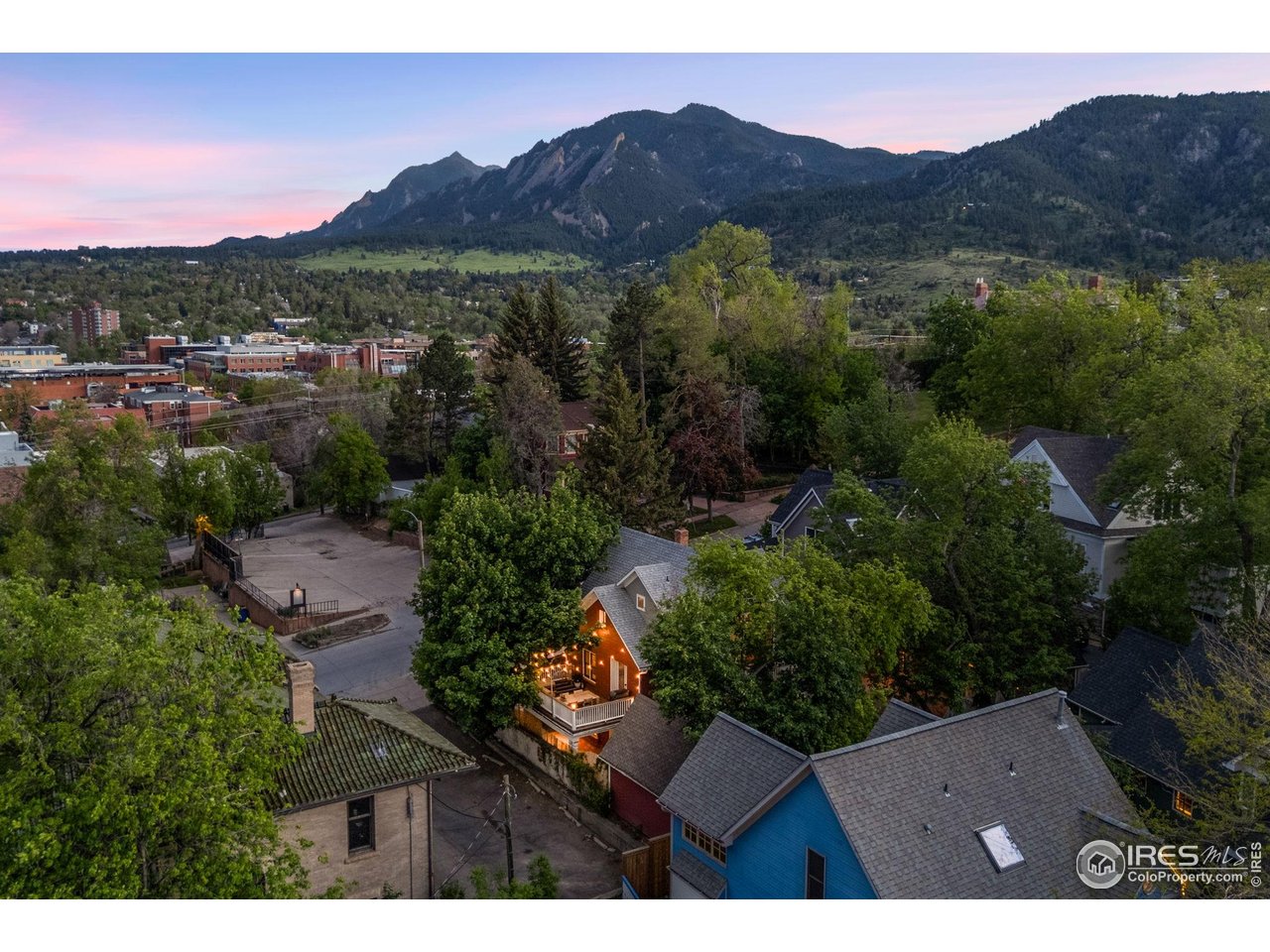 1133 Mapleton Avenue Boulder, CO 80304 - Photo 40 of 40 a view of a lush green hillside and houses