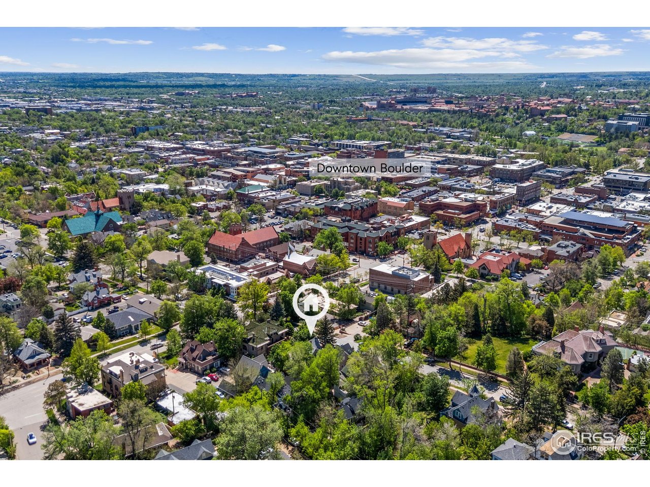 1133 Mapleton Avenue Boulder, CO 80304 - Photo 5 of 40 a view of city and mountain