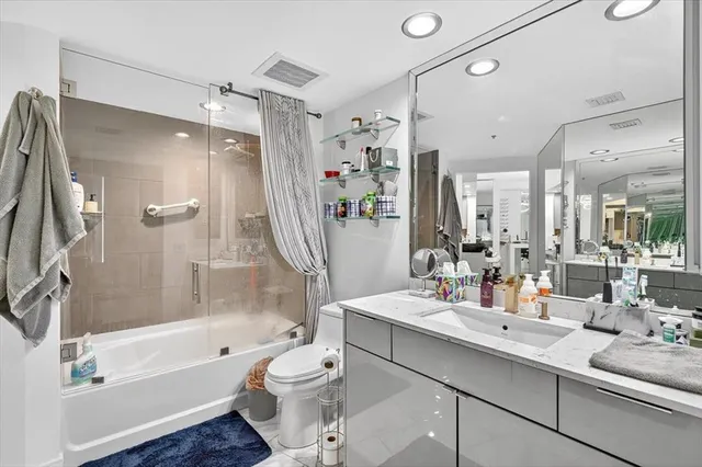 a view of a city from a balcony