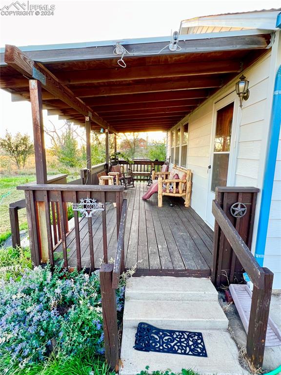 34650 Bellemont Road Yoder, CO 80864 - Photo 4 of 29 a view of outdoor space and deck
