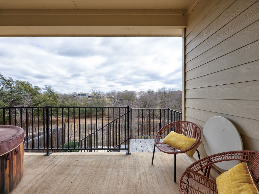 325 Serpens Street Georgetown, TX 78628 - Photo 25 of 40 Beautiful sunset views fromt his covered patio