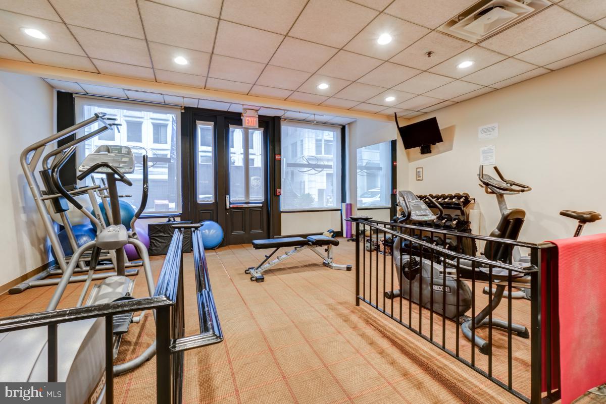 631 D Street Northwest, Unit 1238 Washington, DC 20004 - Photo 33 of 40 Exercise Facility in The Lafayette