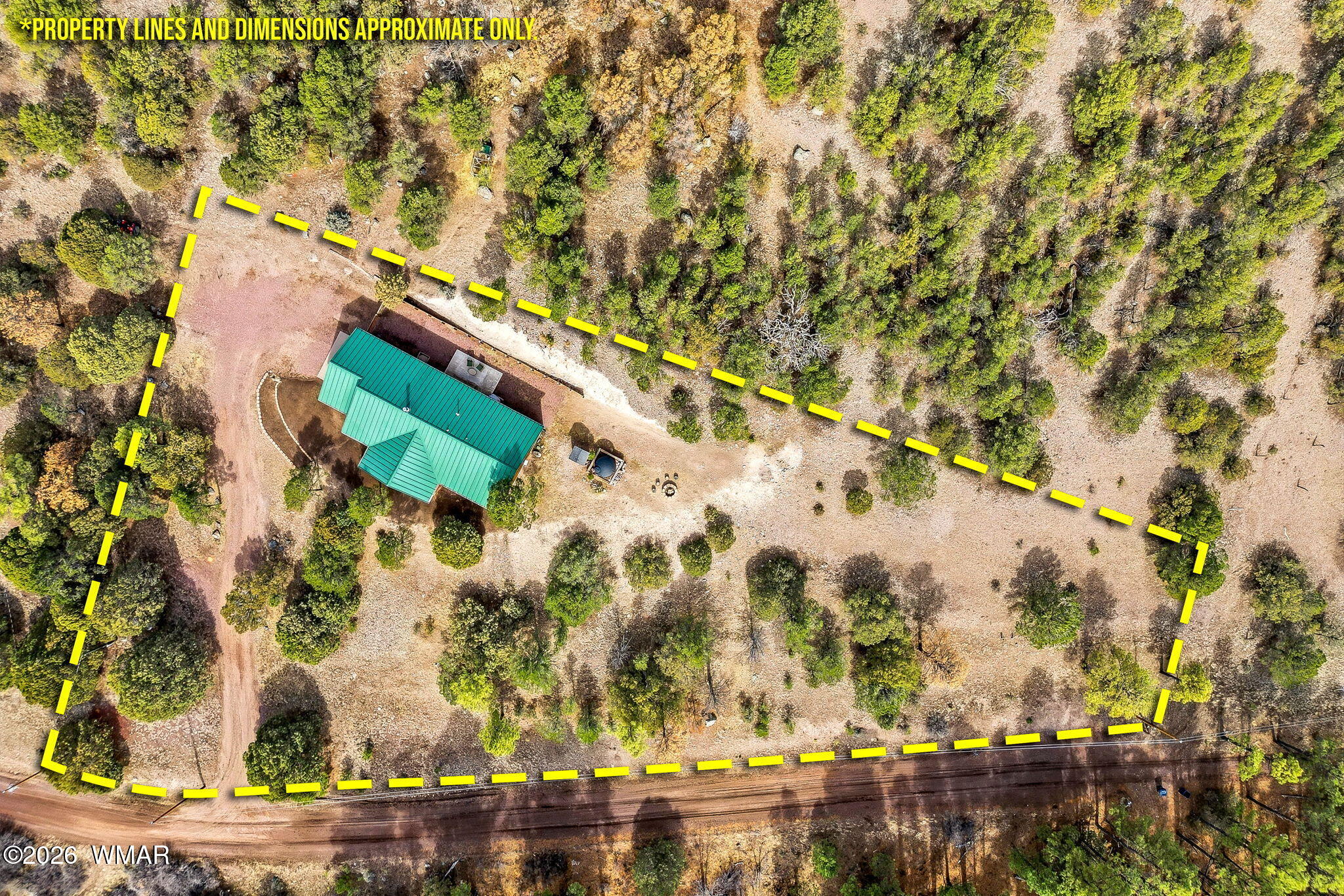 15 Co Road Nutrioso, AZ 85932 - Photo 45 of 46 a view of a yard with wooden fence