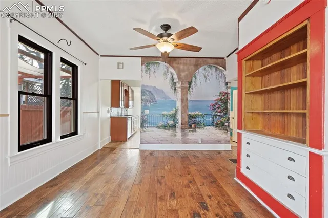 a view of a living room