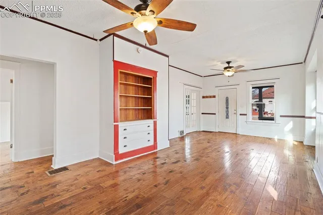 a view interior of a house and wooden floor