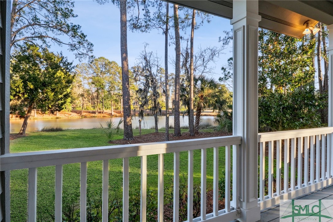 17 Long Island Road Savannah, GA 31411 - Photo 32 of 35 View Of Golf Course and Lagoon From Side Deck Outs