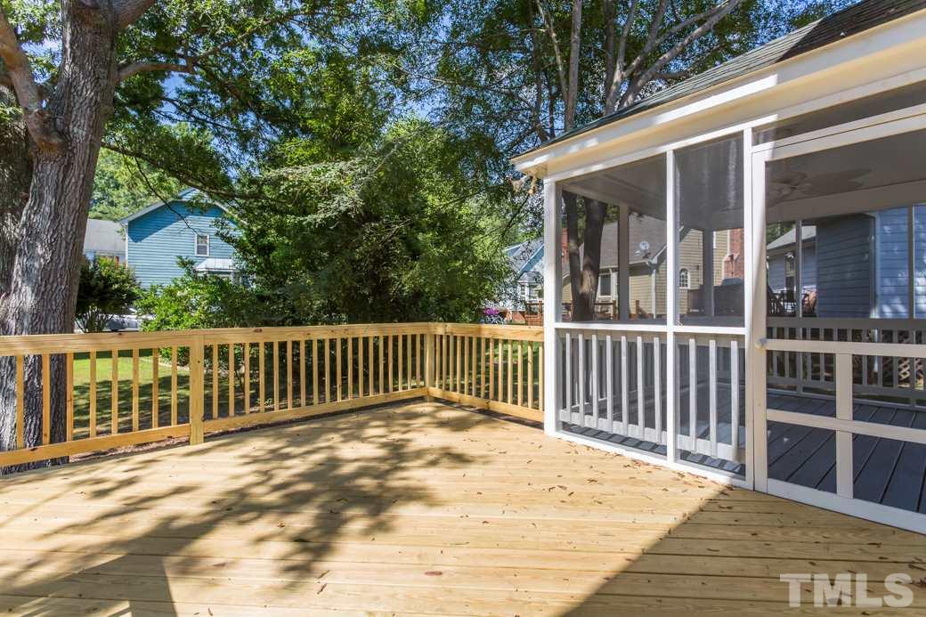 3600 East Jameson Road Raleigh, NC 27604 - Photo 12 of 15 a view of a wooden deck